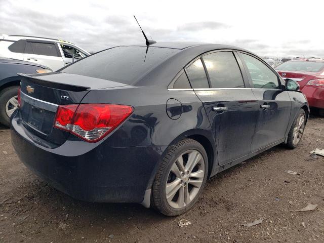 1G1PH5S94B7209437 - 2011 CHEVROLET CRUZE LTZ BLACK photo 3