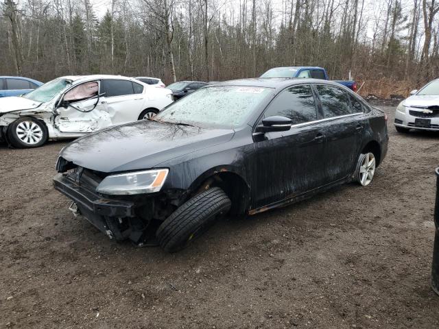 3VWWL7AJ2BM008972 - 2011 VOLKSWAGEN JETTA TDI BLACK photo 1