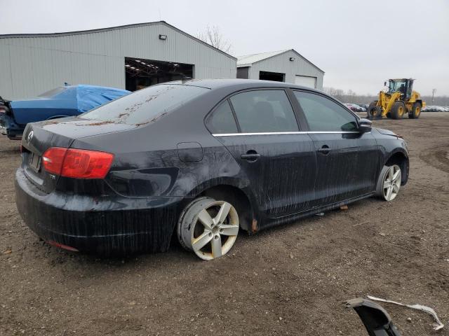 3VWWL7AJ2BM008972 - 2011 VOLKSWAGEN JETTA TDI BLACK photo 3