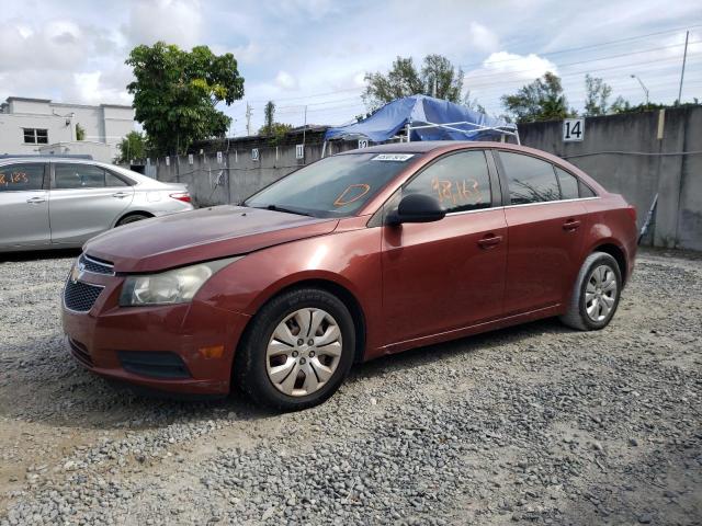 1G1PD5SH0C7240379 - 2012 CHEVROLET CRUZE LS ORANGE photo 1