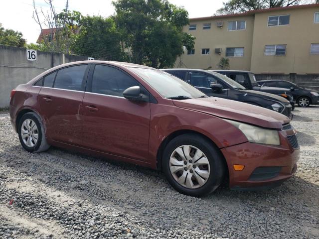 1G1PD5SH0C7240379 - 2012 CHEVROLET CRUZE LS ORANGE photo 4