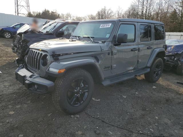 1C4HJXEN1NW259484 - 2022 JEEP WRANGLER U SAHARA GRAY photo 1