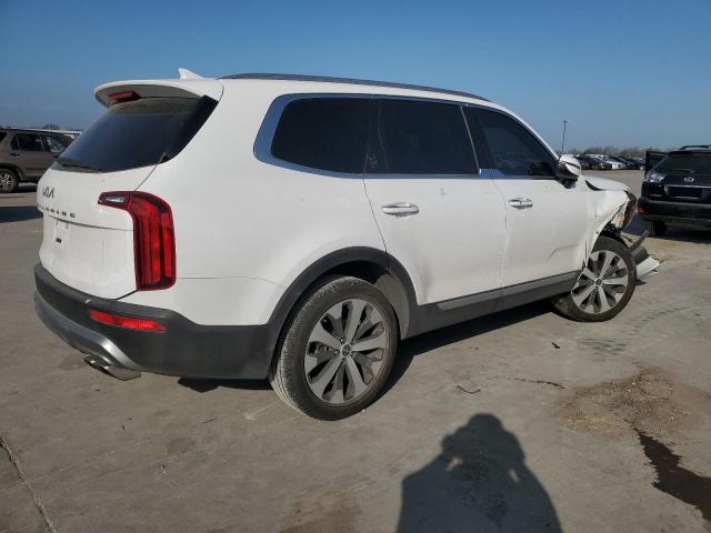 5XYP64HCXNG216765 - 2022 KIA TELLURIDE S WHITE photo 3