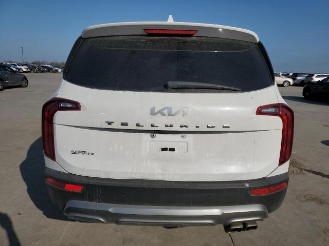 5XYP64HCXNG216765 - 2022 KIA TELLURIDE S WHITE photo 6