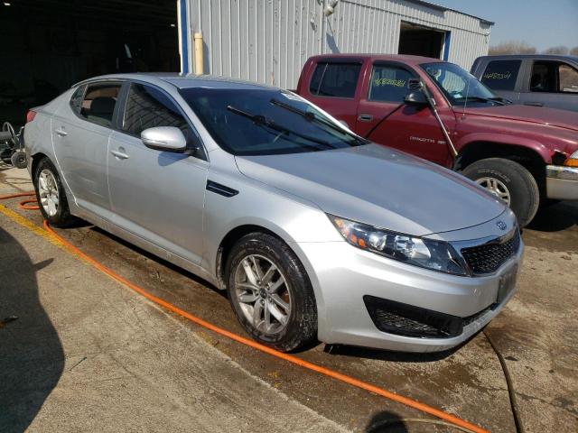 KNAGM4A71B5144231 - 2011 KIA OPTIMA LX SILVER photo 4