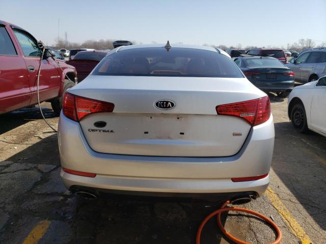 KNAGM4A71B5144231 - 2011 KIA OPTIMA LX SILVER photo 6