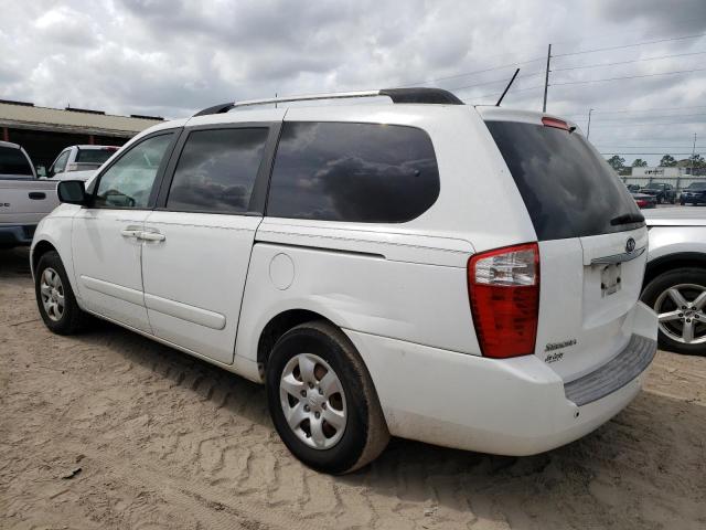 KNDMG4C36A6331870 - 2010 KIA SEDONA LX WHITE photo 2