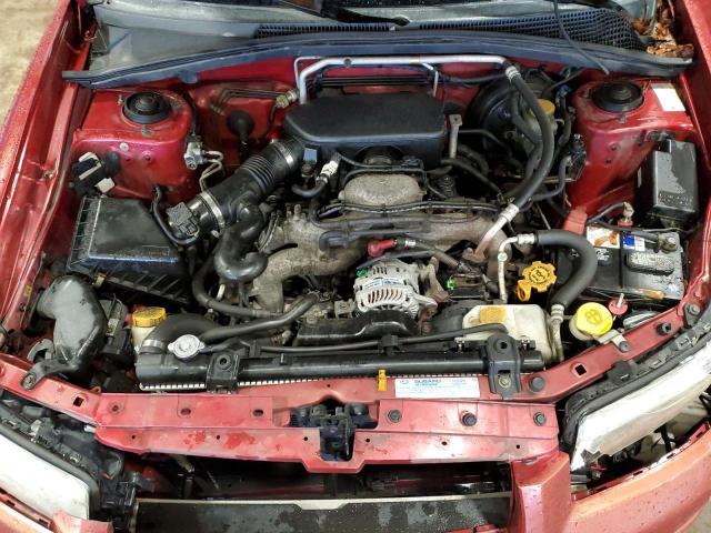 JF1SG63656H724905 - 2006 SUBARU FORESTER 2.5X RED photo 11