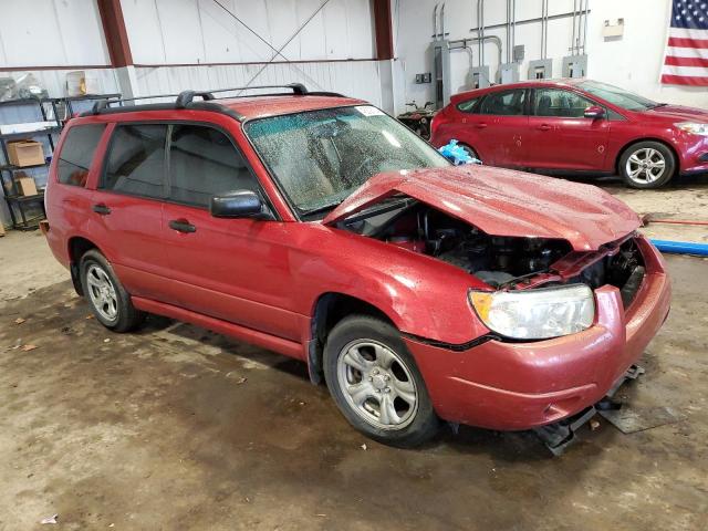 JF1SG63656H724905 - 2006 SUBARU FORESTER 2.5X RED photo 4