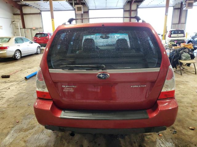 JF1SG63656H724905 - 2006 SUBARU FORESTER 2.5X RED photo 6