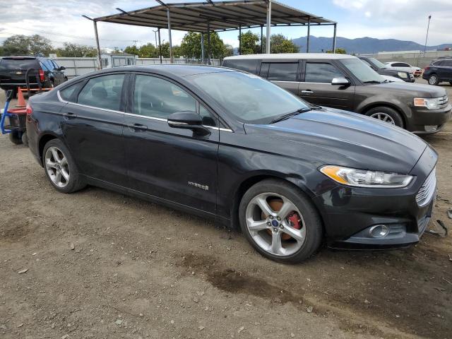 3FA6P0LU3DR386736 - 2013 FORD FUSION SE HYBRID BLACK photo 4