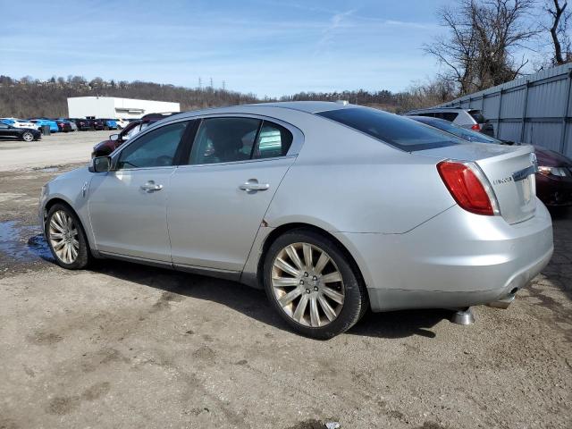 1LNHL9FT7AG600731 - 2010 LINCOLN MKS SILVER photo 2