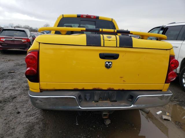 1D7HA18257S251323 - 2007 DODGE RAM 1500 ST YELLOW photo 6