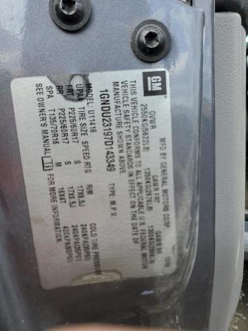 1GNDU23197D143349 - 2007 CHEVROLET UPLANDER LS 灰色 照片 13