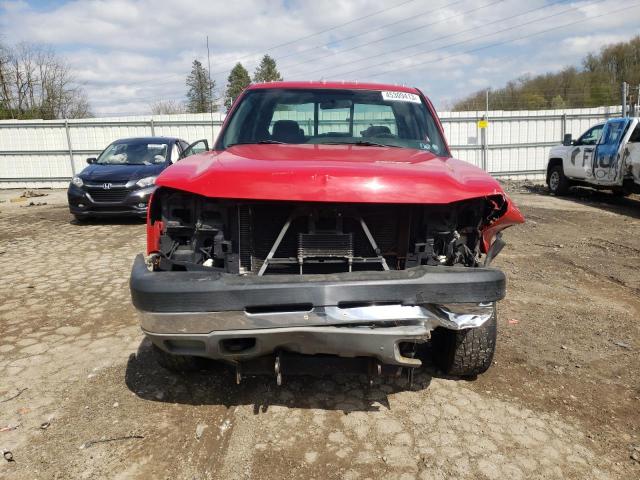 1GCHK23U05F947664 - 2005 CHEVROLET 2500 HD K2500 HEAVY DUTY RED photo 5