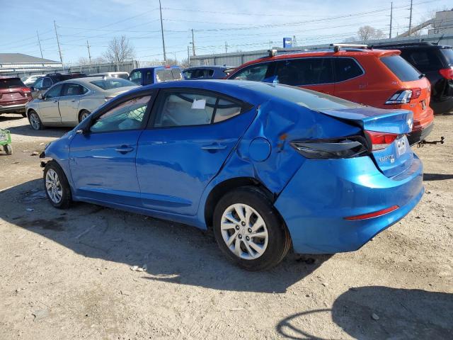 KMHD74LF3HU404172 - 2017 HYUNDAI ELANTRA SE BLUE photo 2