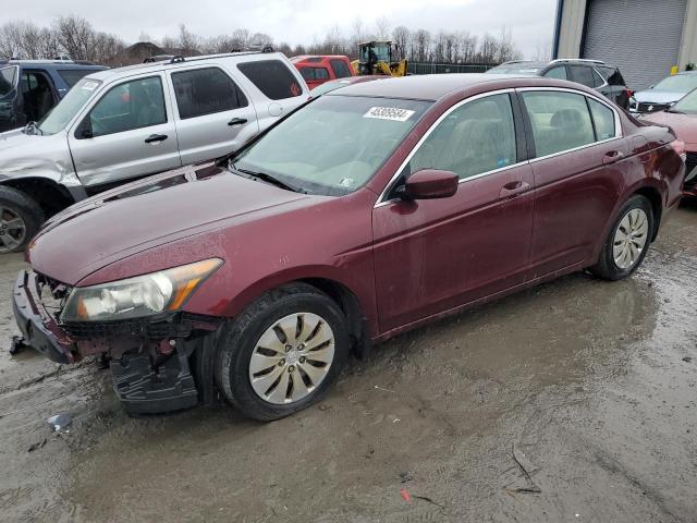 1HGCP26379A153179 - 2009 HONDA ACCORD LX MAROON photo 1