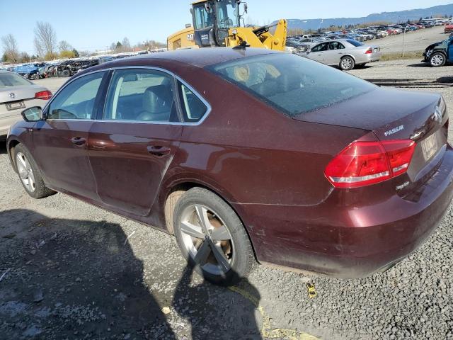 1VWAT7A38EC063637 - 2014 VOLKSWAGEN PASSAT S MAROON photo 2