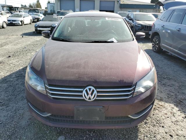 1VWAT7A38EC063637 - 2014 VOLKSWAGEN PASSAT S MAROON photo 5