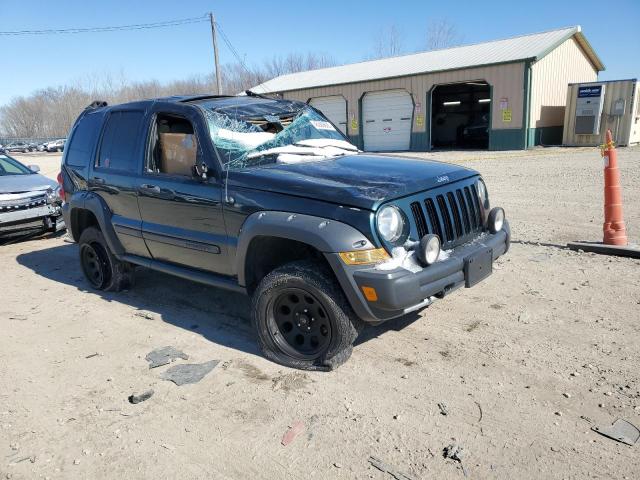 1J4GL38K25W617380 - 2005 JEEP LIBERTY RENEGADE 绿色 照片 4