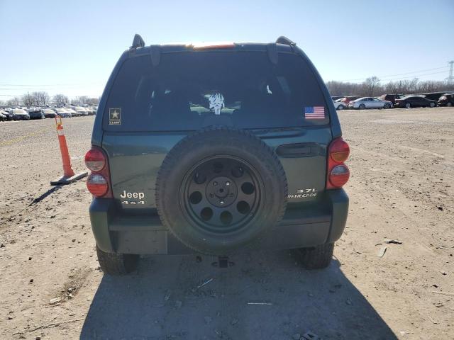1J4GL38K25W617380 - 2005 JEEP LIBERTY RENEGADE 绿色 照片 6