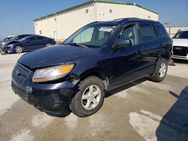 5NMSG73D07H003874 - 2007 HYUNDAI SANTA FE GLS BLUE photo 1