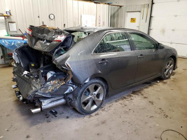 4T1BK1FK3CU008362 - 2012 TOYOTA CAMRY SE GRAY photo 3