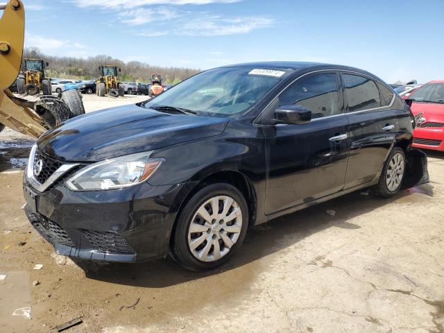 3N1AB7AP6HY256456 - 2017 NISSAN SENTRA S BLACK photo 1