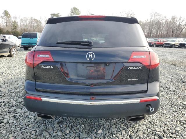 2HNYD2H66BH547410 - 2011 ACURA MDX TECHNOLOGY BLACK photo 6