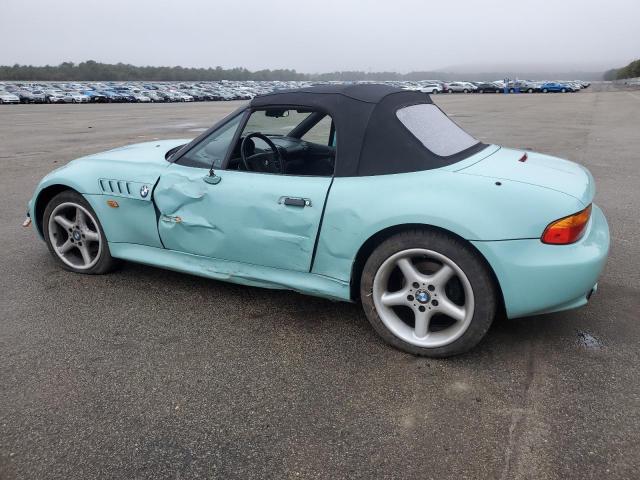 4USCJ3324VLC06949 - 1997 BMW Z3 2.8 TURQUOISE photo 2