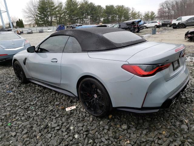 WBS33BA06PCL66433 - 2023 BMW M4 COMPETITION GRAY photo 2