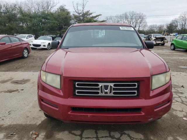 2HJYK162X6H547367 - 2006 HONDA RIDGELINE RT RED photo 5