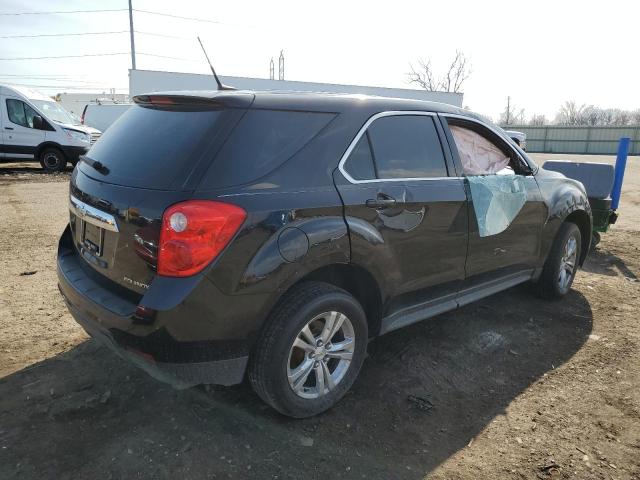 2GNALBEK4C6362370 - 2012 CHEVROLET EQUINOX LS BLACK photo 3