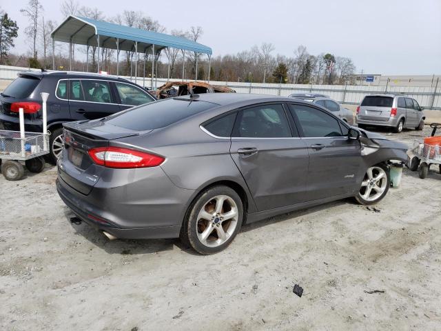 3FA6P0LU8ER206345 - 2014 FORD FUSION SE HYBRID SILVER photo 3