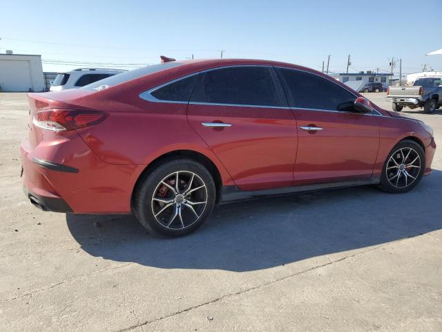 5NPE34AF8JH602978 - 2018 HYUNDAI SONATA SPORT RED photo 3