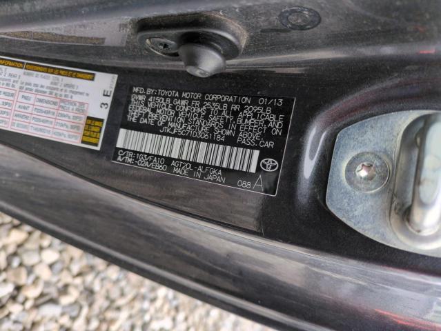 JTKJF5C71D3061184 - 2013 TOYOTA SCION TC გრაფიტი ფოტო 12