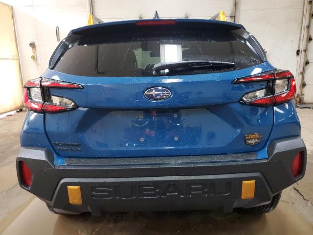 4S4GUHU65R3749545 - 2024 SUBARU CROSSTREK WILDERNESS BLUE photo 6