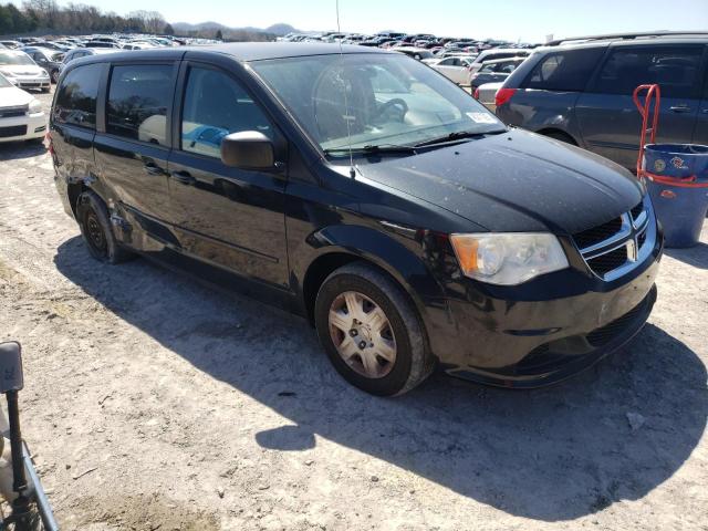 2C4RDGBG4CR324433 - 2012 DODGE GRAND CARA SE BLACK photo 4