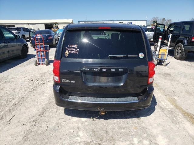 2C4RDGBG4CR324433 - 2012 DODGE GRAND CARA SE BLACK photo 6