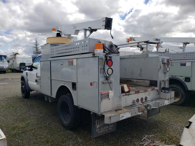 1FD4F46Y38EB78287 - 2008 FORD F450 SUPER DUTY WHITE photo 2