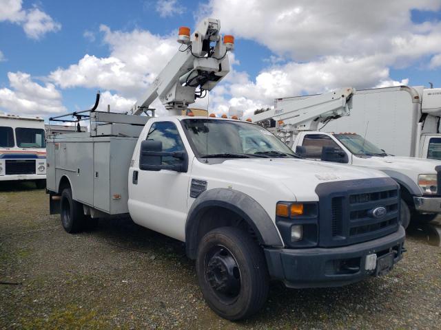 1FD4F46Y38EB78287 - 2008 FORD F450 SUPER DUTY WHITE photo 4