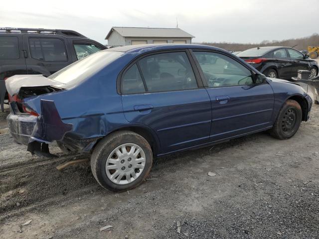 2HGES16595H505466 - 2005 HONDA CIVIC LX BLUE photo 3