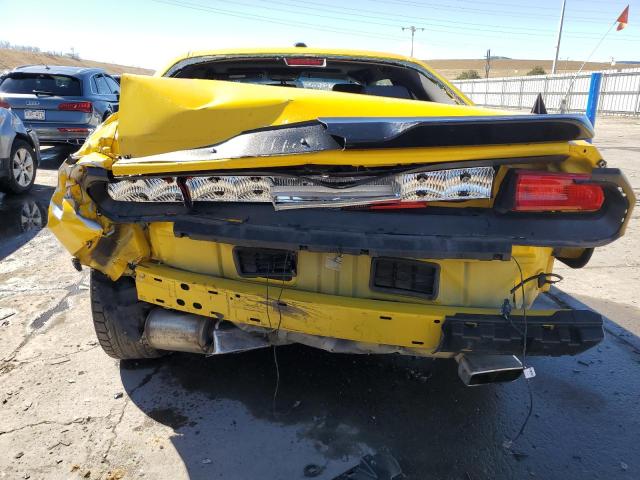 2B3CJ5DT3AH160075 - 2010 DODGE CHALLENGER R/T YELLOW photo 6