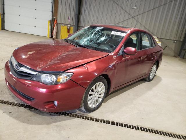 JF1GE6B66BH520332 - 2011 SUBARU IMPREZA 2.5I PREMIUM RED photo 1