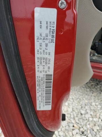 2C4RDGCG4GR225373 - 2016 DODGE GRAND CARA SXT RED photo 13