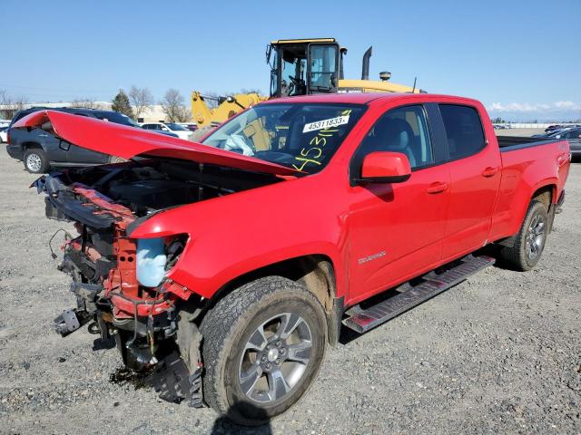 1GCGSCE32F1124240 - 2015 CHEVROLET COLORADO Z71 RED photo 1