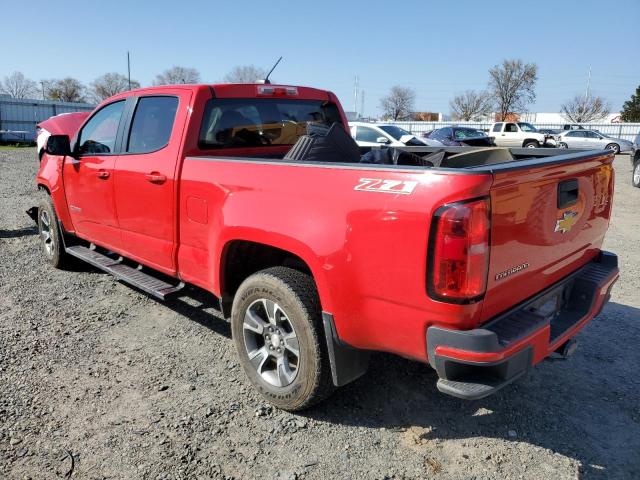 1GCGSCE32F1124240 - 2015 CHEVROLET COLORADO Z71 RED photo 2