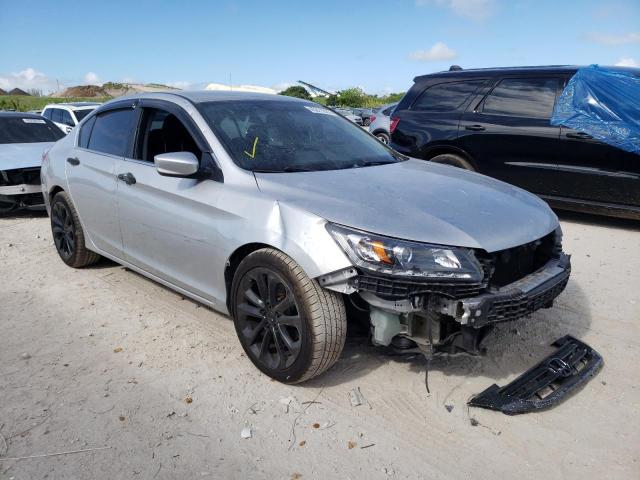 1HGCR2F58EA140768 - 2014 HONDA ACCORD SPORT SILVER photo 1