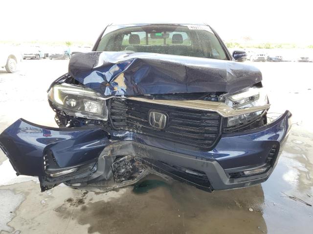 5FPYK3F77NB039011 - 2022 HONDA RIDGELINE RTL BLUE photo 5