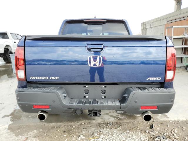 5FPYK3F77NB039011 - 2022 HONDA RIDGELINE RTL BLUE photo 6